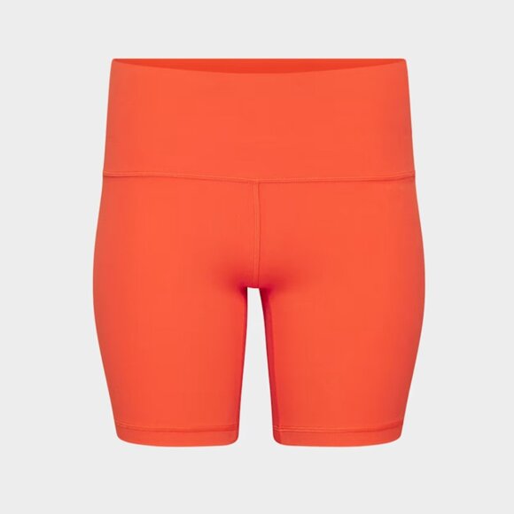 NWT Aritzia GOLDEN BUTTER Cheeky Hi-Rise Red 7" Shorts 2 - Picture 1 of 9